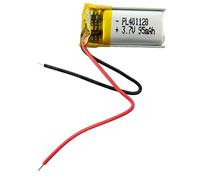 EFASO Battery 3.7 V 80 mAh Li-Po without Plug Suitable for Mini Helicopter Wireless Headset Headphones Selfie Stick MP 3 Player GPS Battery 3D Glasses Cable Length 54 mm