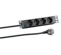 EFB 10 1HE Steckdosenleiste 4xCEE 7/3 ohne Schalt NEW