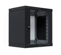 EFB 19 Inch X-Rack Wall Housing with Glass Door 400-600 mm 12U Black
