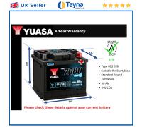 EFB Battery fits CUPRA BORN 2021 on Stop Start Yuasa 012 EFB 540A 50Ah Quality