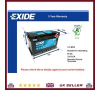 EFB Car Battery fits MERCEDES CLK220 CLK270 C320 C200 CLK320 Stop Start