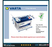 EFB Battery fits FORD KUGA 2008 on Stop Start Varta 100 EFB 650A 65Ah Quality