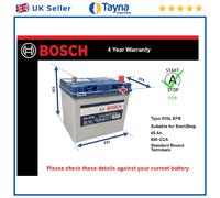 EFB Battery fits MAZDA CX30 DM 2.0 1.8D 2019 on Stop Start Bosch 005L EFB 650A