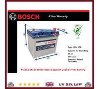 EFB Battery fits RENAULT KOLEOS 2.5 2.0D 2008 on Stop Start Bosch 005L EFB 650A