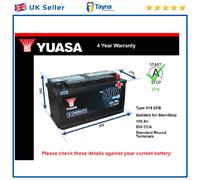 EFB Battery fits RENAULT MASTER MASCOTT LAGUNA B MESSENGER Yuasa 019 EFB