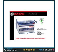 EFB Car Battery fits VW AMAROK POLO CARAVELLE CC 1.0 1.4 2.0 2.0D 2011 on Bosch