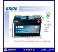EFB Car Battery fits BMW 318 M135 X3 Z3 116D X1 118D X2 218 Stop Start