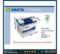 EFB Car Battery fits FORD KA ECOSPORT FIESTA KUGA KA+ PUMA 1993 on Stop Start