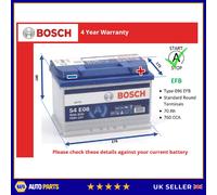 EFB Car Battery fits FORD ECOSPORT FIESTA KUGA C-MAX S-MAX Stop Start