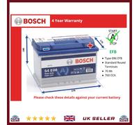 096 EFB Car Battery fits NISSAN NP300 2.3D 15 to 19 Stop Start Bosch