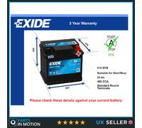 Exide EL550 012 EFB CAR BATTERY 55AH