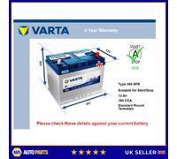 EFB Car Battery fits TOYOTA PREVIA RAV4 4RUNNER 2.4 2.5 4.0 1992 on Stop Start