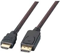 EFB DisplayPort to HDMI A Male to Male 1.0 m Black