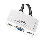 EFB-Elektronic2-Port KVM VGA USB Audio with Cable Sets 2x0.9 m