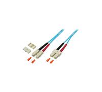 EFB-Elektronik 15 meter SC SC 50 μm Turquoise Male/Male OM3 Fiber Optic Cable