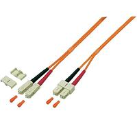 EFB-Elektronik Duplex Jumper SC-SC 50/125, OM3, LSZH, Aqua, 3.0 mm, 15 m