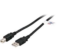 EFB Elektronik GmbH USB 2.0 Connection Cable A-B Male to Male 5.0 m Black Premium K5256SW.5