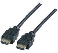 EFB-Elektronik HighSpeed HDMI Connection Cable with Ethernet, Type A Male to Type A, 4K30Hz, Black