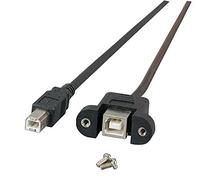EFB-Elektronik K5291SW.1V2 USB 2.0 Extension Cable A-A Male Socket 1 m Black Classic