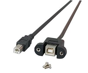 EFB-Elektronik K5291SW.1V2 USB 2.0 Extension Cable A-A Male Socket 1 m Black Classic