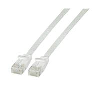 EFB Elektronik K8107WS.1,5 RJ45 Netzwerkkabel, Patchkabel CAT 6a U/UTP 1.50m Wei