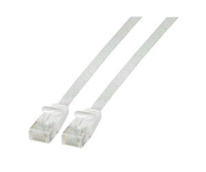 EFB Elektronik K8107WS.1,5 RJ45 Netzwerkkabel, Patchkabel CAT 6a U/UTP 1.50m Wei
