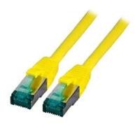 EFB-Elektronik RJ45 Patch Cable Cat.6A S/FTP FRNC 1.0 m Yellow yellow 1 m