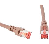 EFB-Elektronik RJ45 Patch Cable S/FTP Cat.6, LSZH, 0.5m, Brown