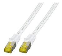 EFB-Elektronik RJ45 Patch Cable S/FTP, Cat.6A, LSZH, Cat.7 Raw Cable, 0.25 m, White