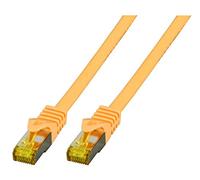 EFB-Elektronik RJ45 Patch Cable S/FTP, Cat.6A, LSZH, Cat.7 Raw Cable, 10 m, Yellow