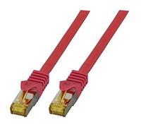 EFB-Elektronik RJ45 Patch Cable S/FTP, Cat.6A, LSZH, Cat.7 Raw Cable, 7.5 m, Red