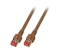EFB-Elektronik RJ45 Patch Cable S/FTP Category 6 LSZH 1m Brown