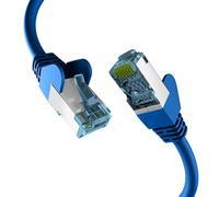 EFB-Elektronik RJ45 Patch Cable with CAT7 Raw Cable Blue 0.15 m blue 0,15 m