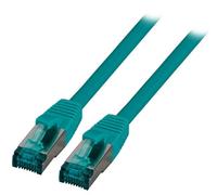 EFB-Elektronik RJ45 Patchkabel Cat.6A S/FTP FRNC - 10 m - grün
