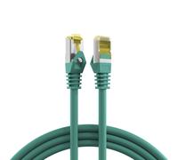EFB-Elektronik RJ45 Patchkabel S/FTP,Cat.6A,LSZH,Cat.7 Rohkabel,0,25m,grün, 3 St