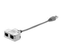 EFB-Elektronik Sce Network Adapter for Cablesharing, Serves as Port Doppler for Structured Cat5 Wiring, 2 x 10/100 Base