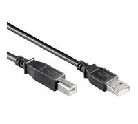 EFB-Elektronik USB2.0 Anschlusskabel A-B, St.-St., 0,5m, schwarz, Classic
