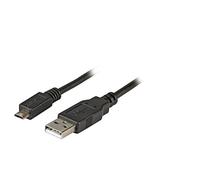 EFB-Elektronik USB2.0 Cable A-Micro-B 5-Pin Male to Male 1.0m Black Classic