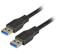 EFB-Elektronik USB3.0 Anschlusskabel A-A, St.-St, 1,8m, Schwarz, Classic
