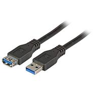 EFB-Elektronik USB3.0 Extension Cable A-A Male Bus 1.0 m Black Classic