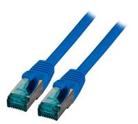EFB RJ45 Patch Cable S/FTP Cat6A LSZH Blue Length 3 m 4x2xAWG27/7 Shielded Accor