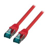EFB RJ45 Patch Cable S/FTP Cat6A LSZH Red Length 5 m 4x2xAWG27/7 Shielded Accord