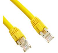 EFB RJ45 Patch Cable S/FTP Cat8.1 LSZH Yellow 3.0 m Outer Diameter 8 mm Transmission Standards 25 Gbit 40 Gbit
