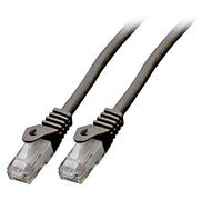 EFB RJ45 Patch Cable U/UTP Cat.6 LSZH CCA 5 m Black
