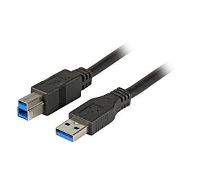 EFB USB3.0 Anschlusskabel A-B,St-St,1.8m,schwarz,P NEW