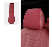 EFBCWQXUI 2 pcs Car Headrest Covers, for LAND ROVER Discovery 2 3 4 5 Discovery Sport Range Rover Evoque Freelander Dustproof Seat Headrest Protector Front and Rear Head Protector Seat Accessories,C