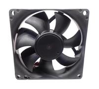 EFC-08E12D-EF03 12V 0.40A 3-Wire Speed Measuring Cooling Fan | EFC-08E12D-EF03 80x80x25mm 12V 0.40A 3-Pin Ball Bearing Case Fan 3300-3600rpm 7 Blades