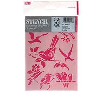 Efco 9320721 Stencil Forest Birds / 8 Designs DIN A 5, 21 x 15 x 1 cm