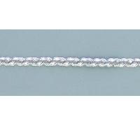 Efco Wax Decoration Border Cord Flat 200 x 4 mm 1 pc. Silver