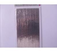 Efco Wax Strips Flat 200 x 2 mm 29 pcs. Silver Brilliant